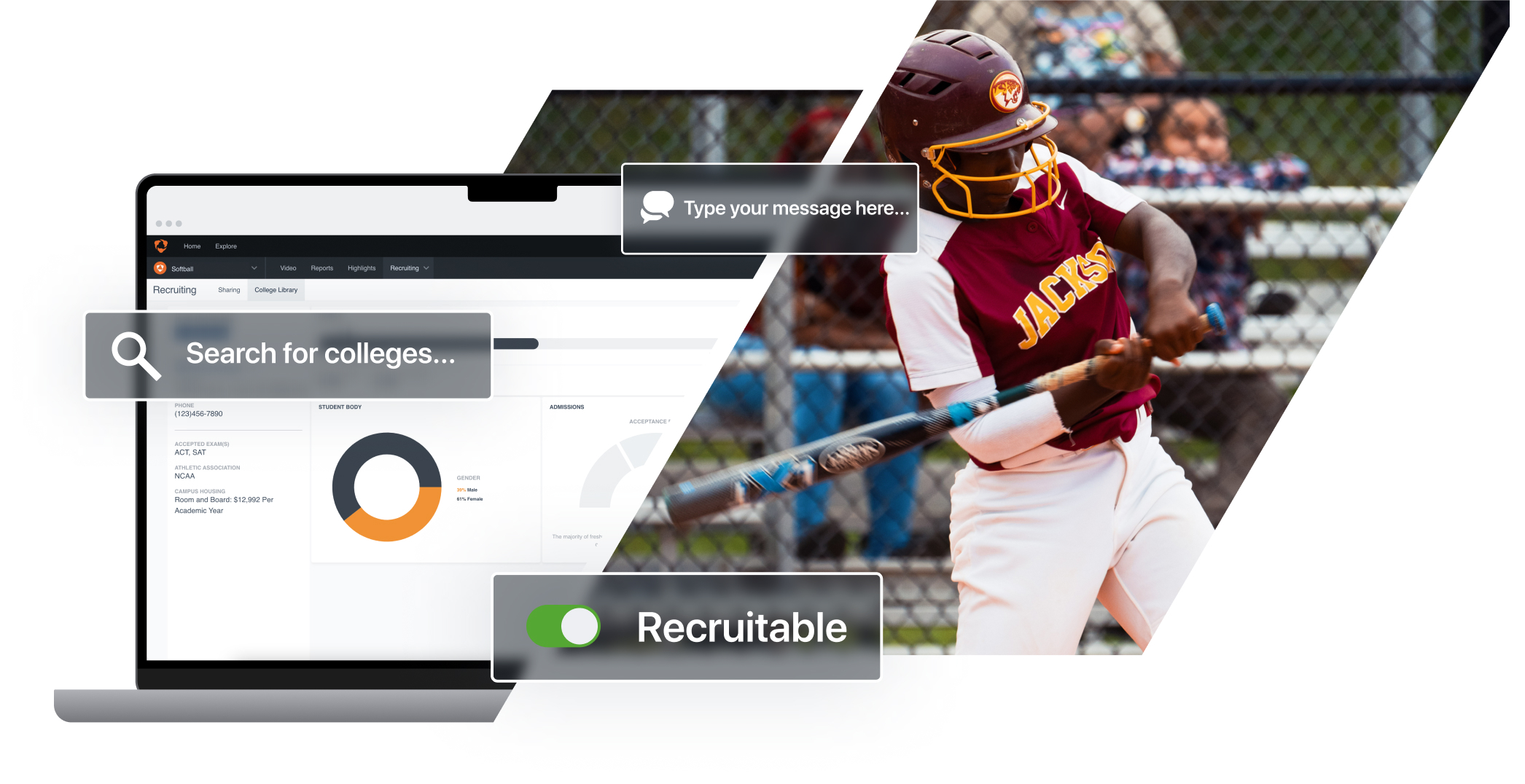 highschool softball share