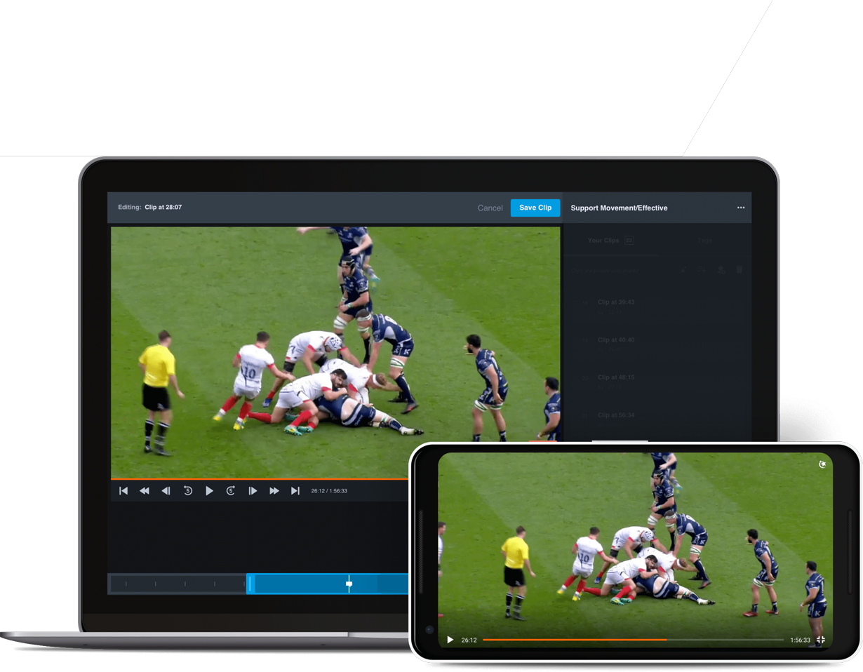 Demonstration of reviewin video on laptops or mobile devices
