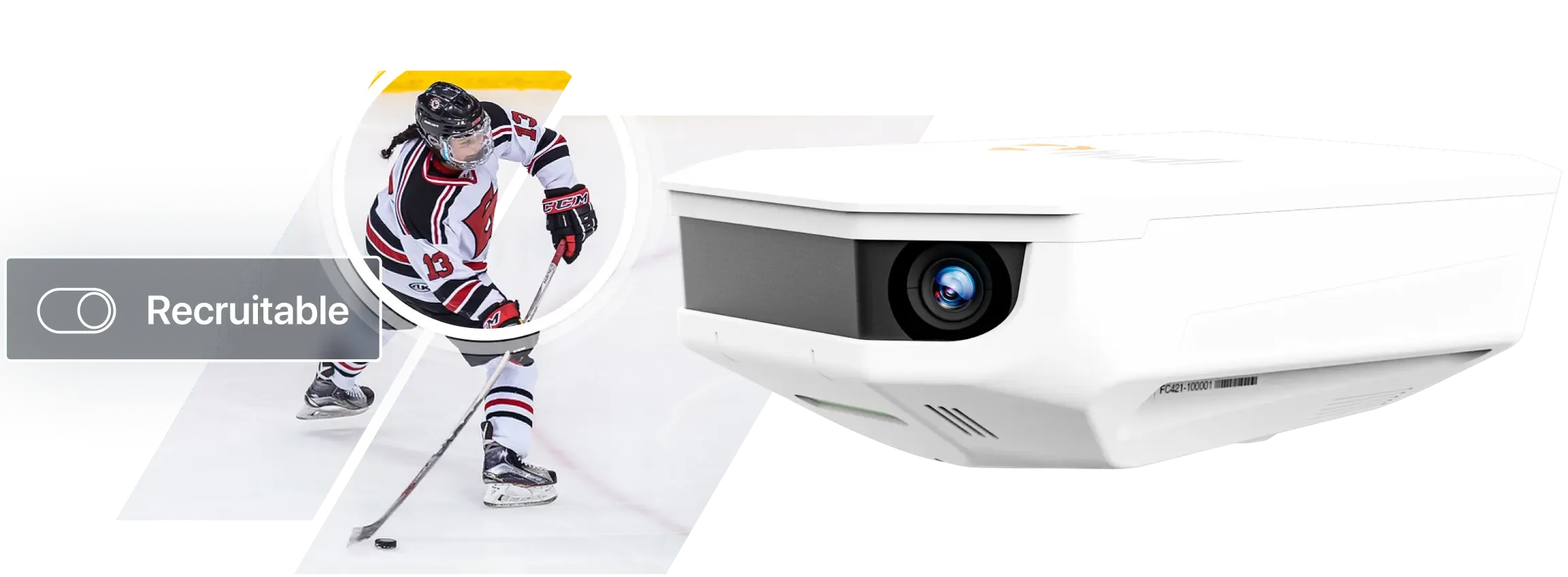 Ice hockey player who is marked as recruitable